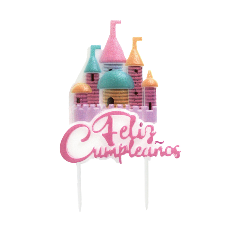 Velas do castelo do alfabeto