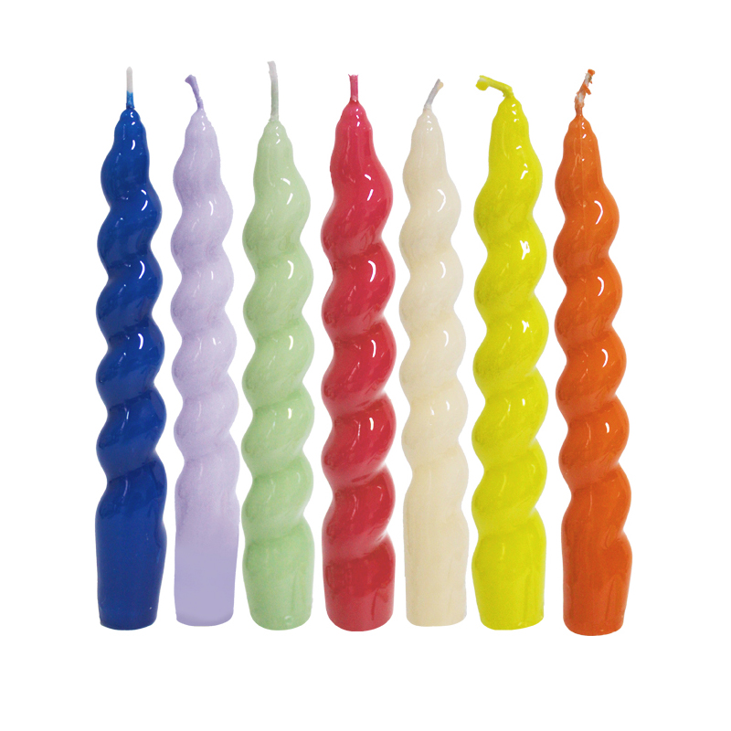 Cera de haste de linha colorida