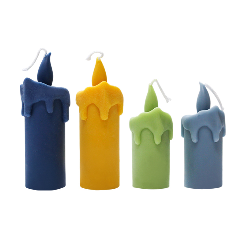 Velas comemorativas coloridas