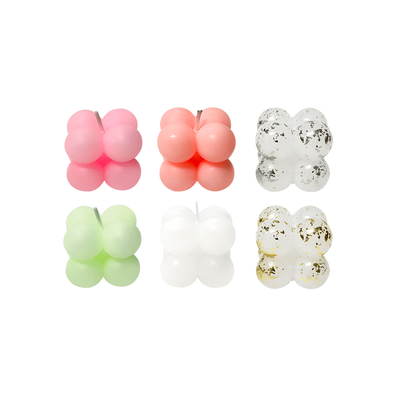 Velas pequenas de cubo mágico